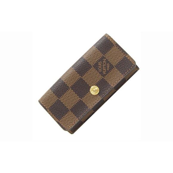 Authentic Louis Vuitton Damier Ebene Multiclés 4 Key Case - Picture 1 of 6